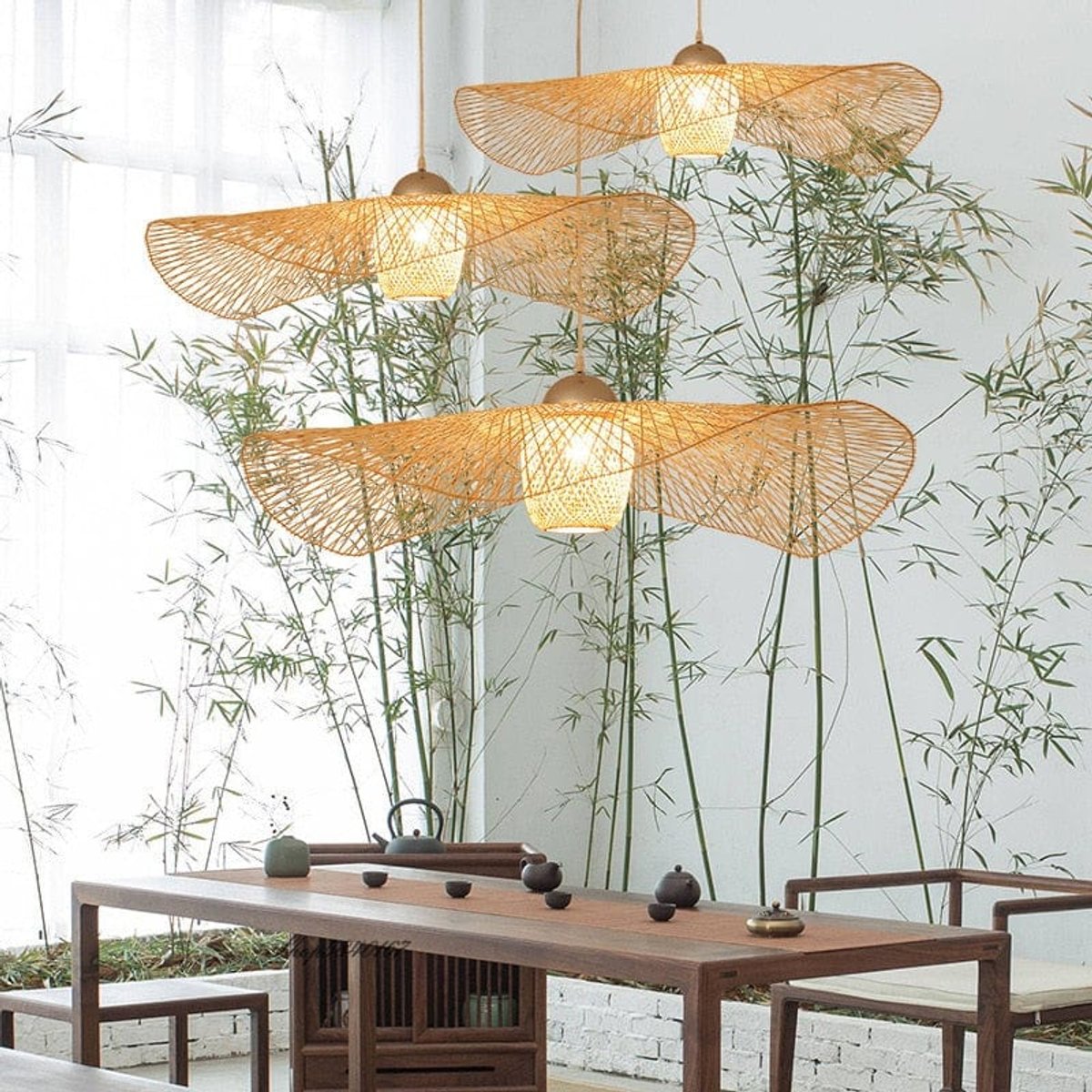 Suspension Capeline Bambou