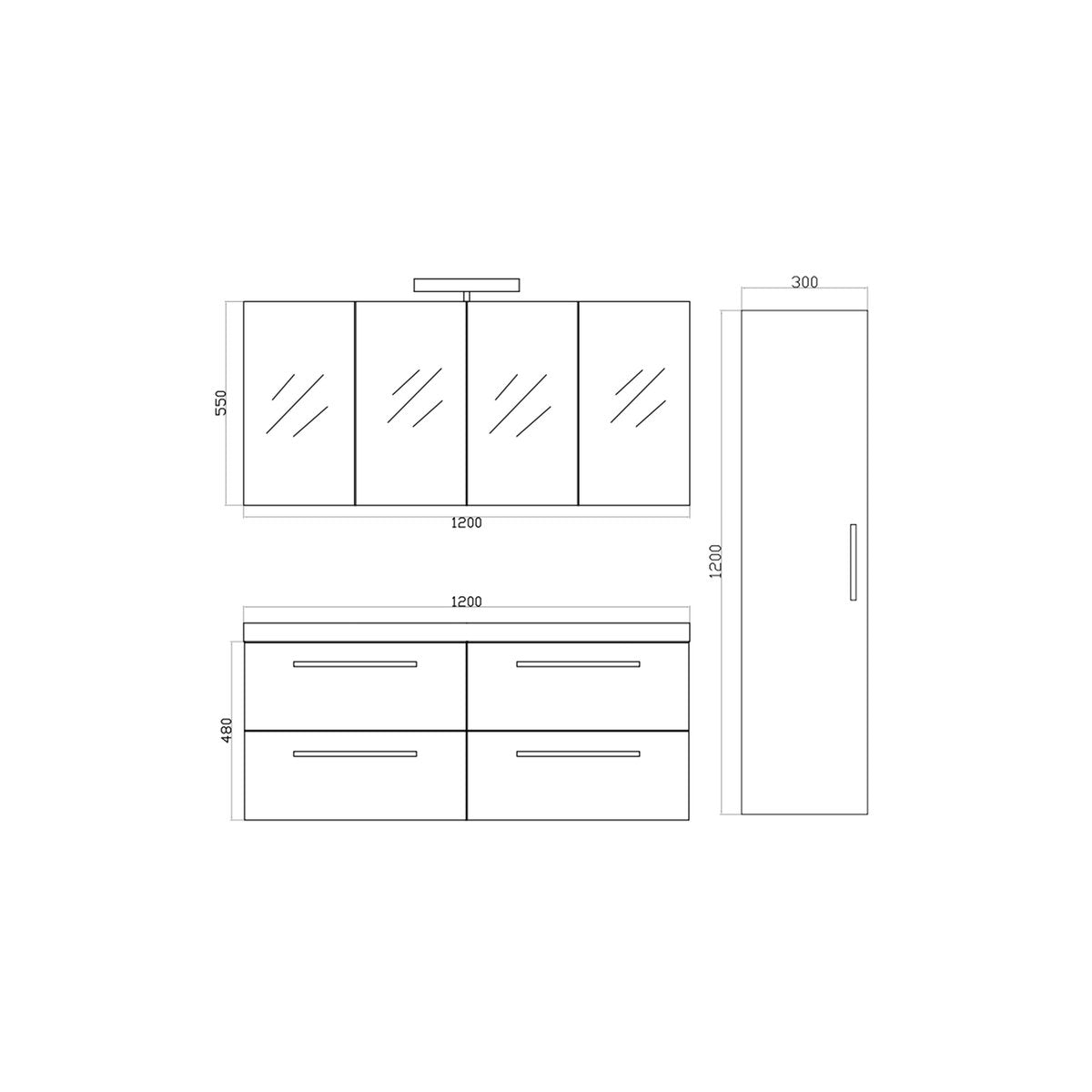 Bonde Up chrome pour vasque encastrée