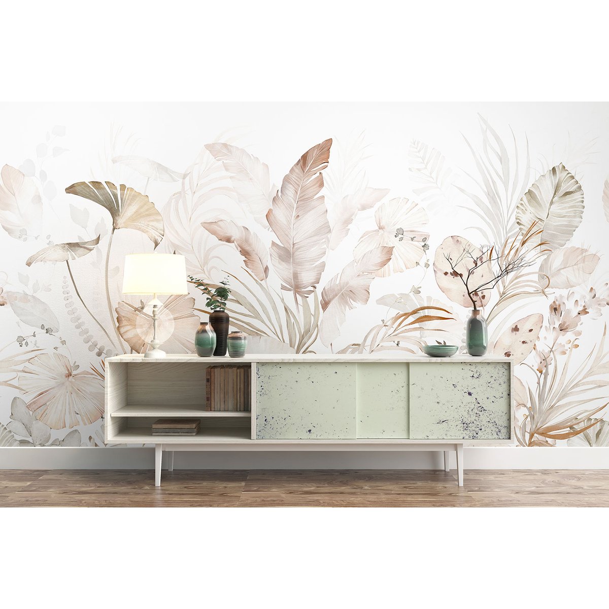 Papier peint panoramique - Plantes tropicales