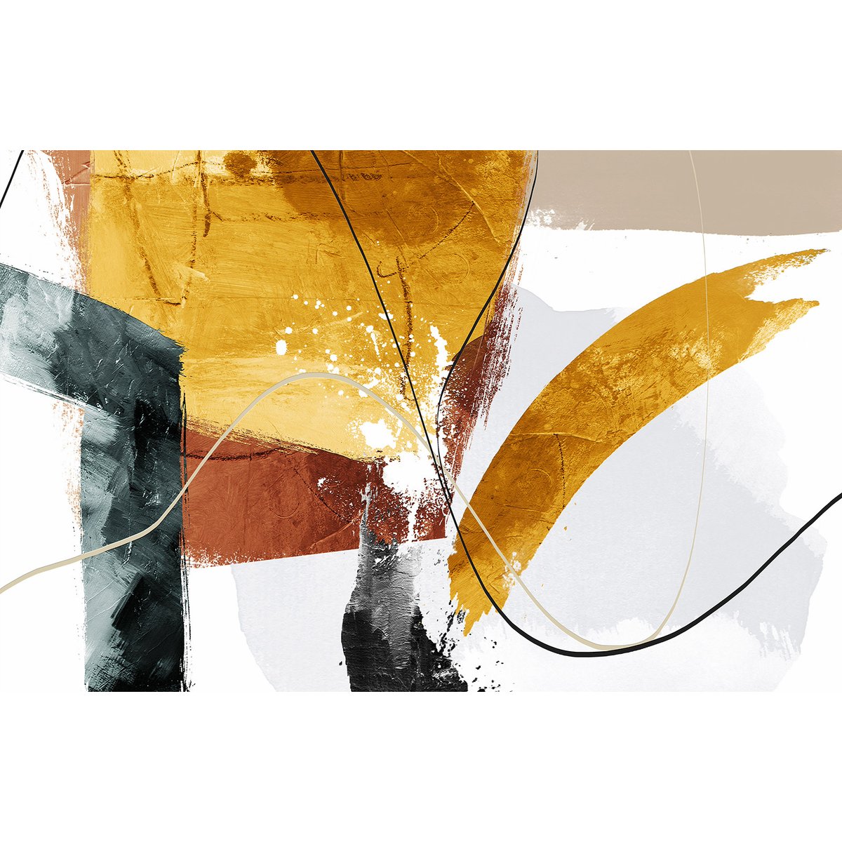 Papier peint panoramique - Abstrait