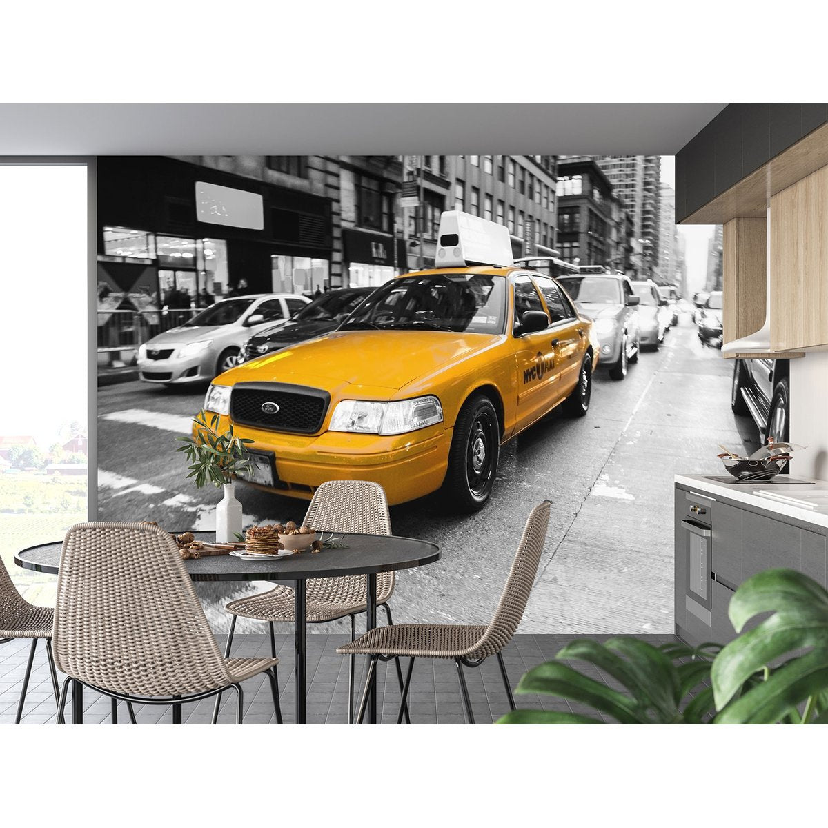 Papier peint panoramique - New York Taxi