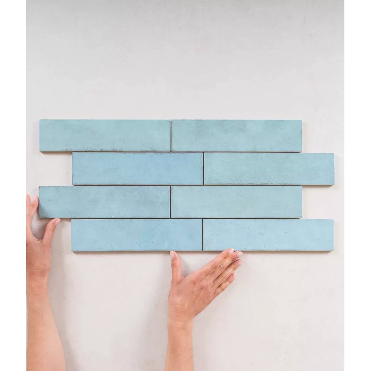 Carrelage Zellige Bleu Ciel TRIBECA Watercolour