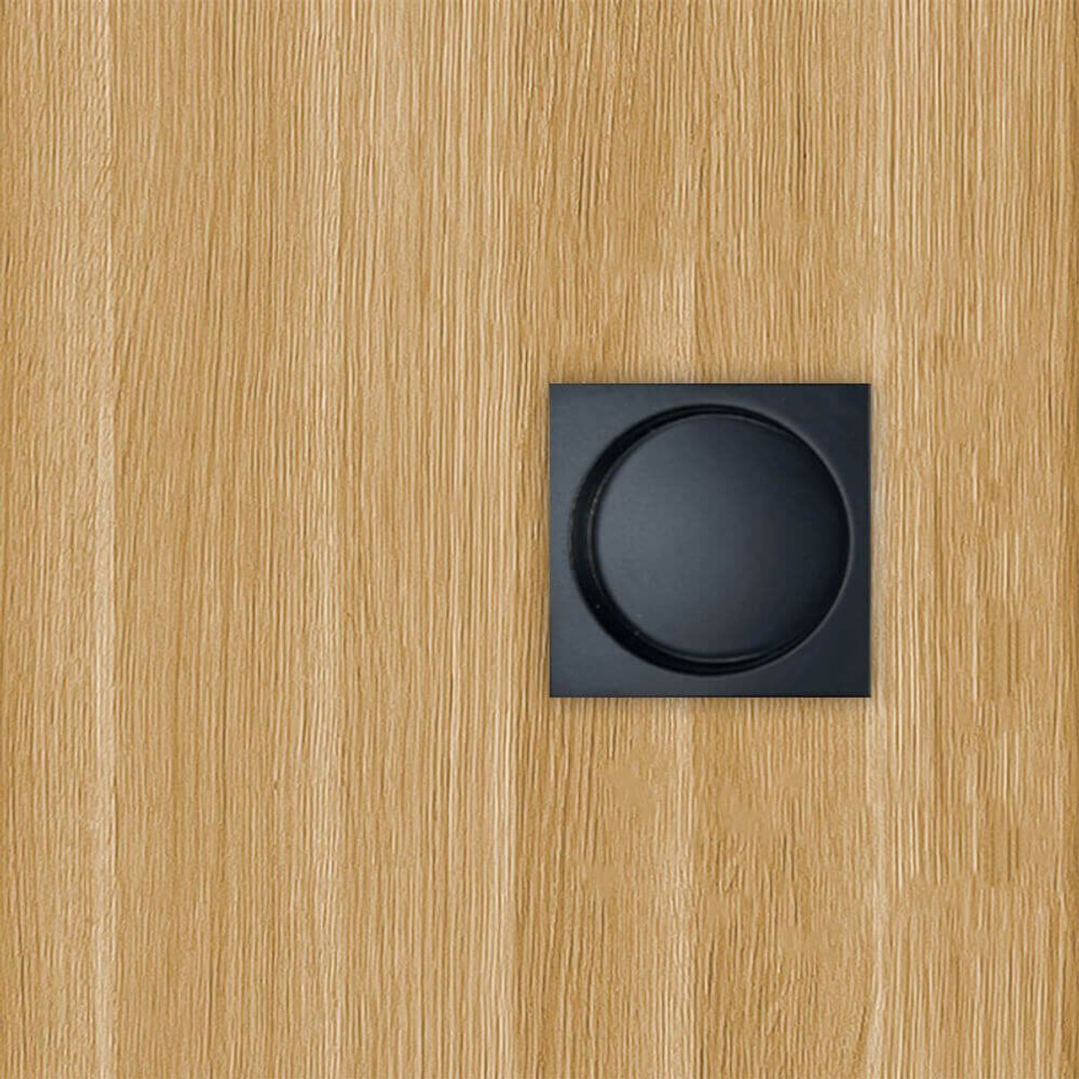 Porte coulissante applique Matild avec serrure