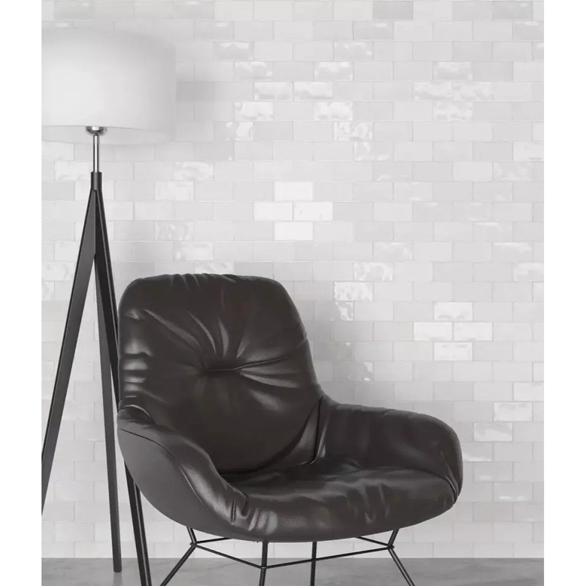 Carrelage Zellige Blanc FEZ Brillant White