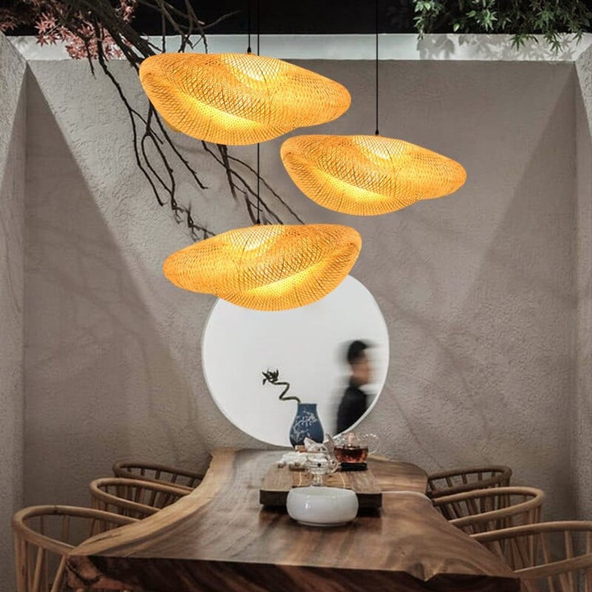 Suspension Luminaire Bambou