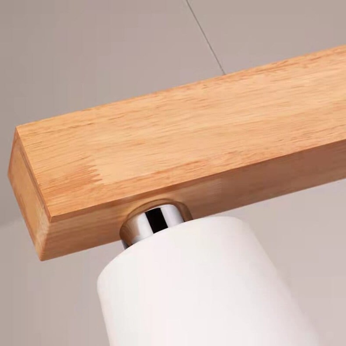Suspension 3 Lampes Bois