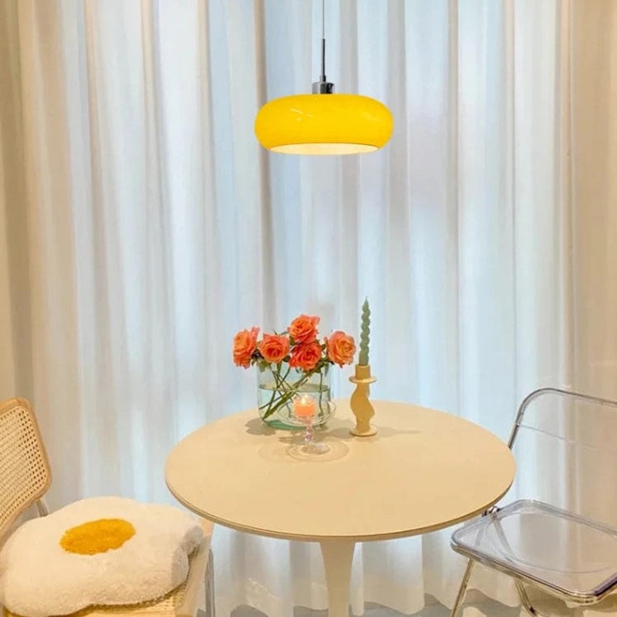Suspension Verre Orange