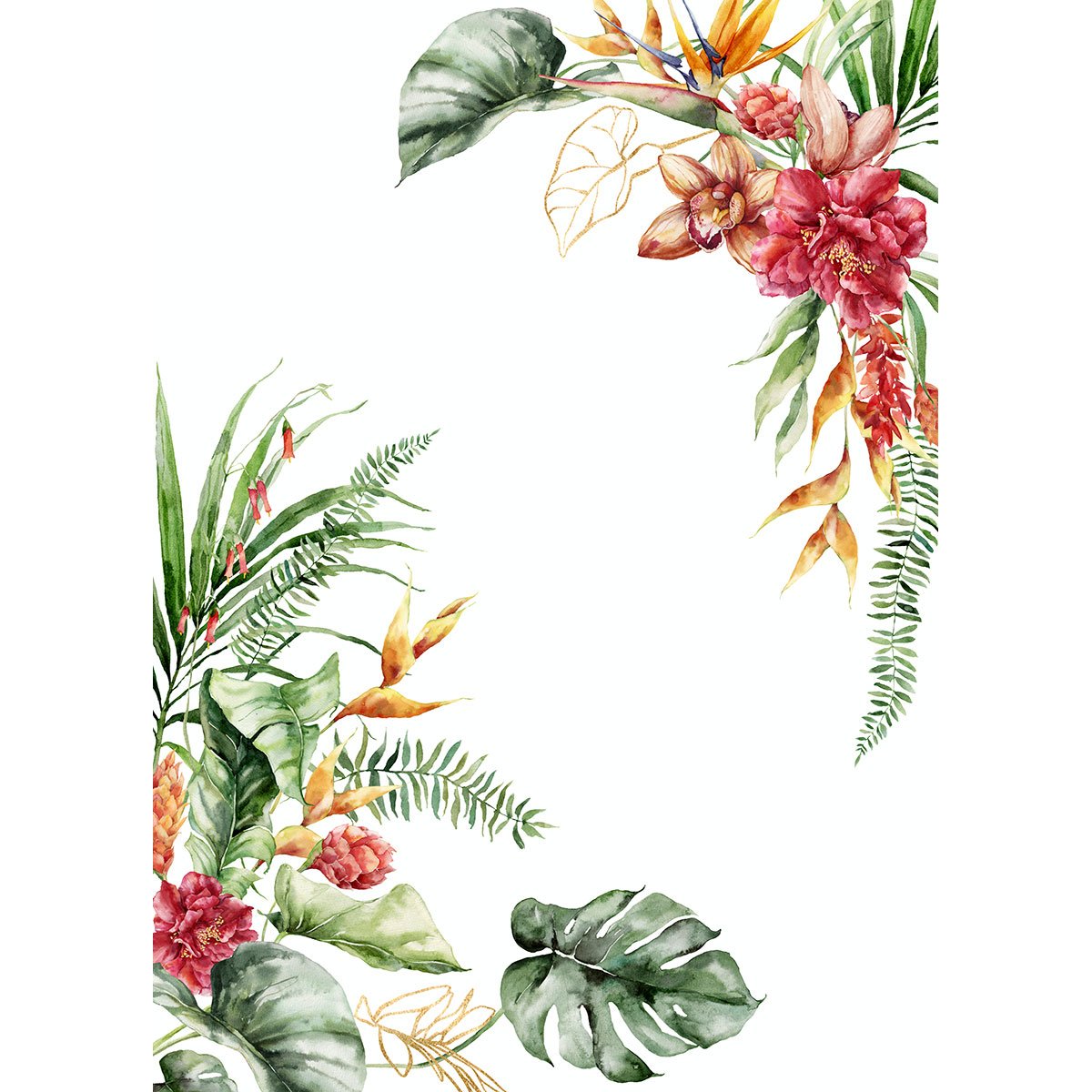 Papier peint panoramique - Fleurs