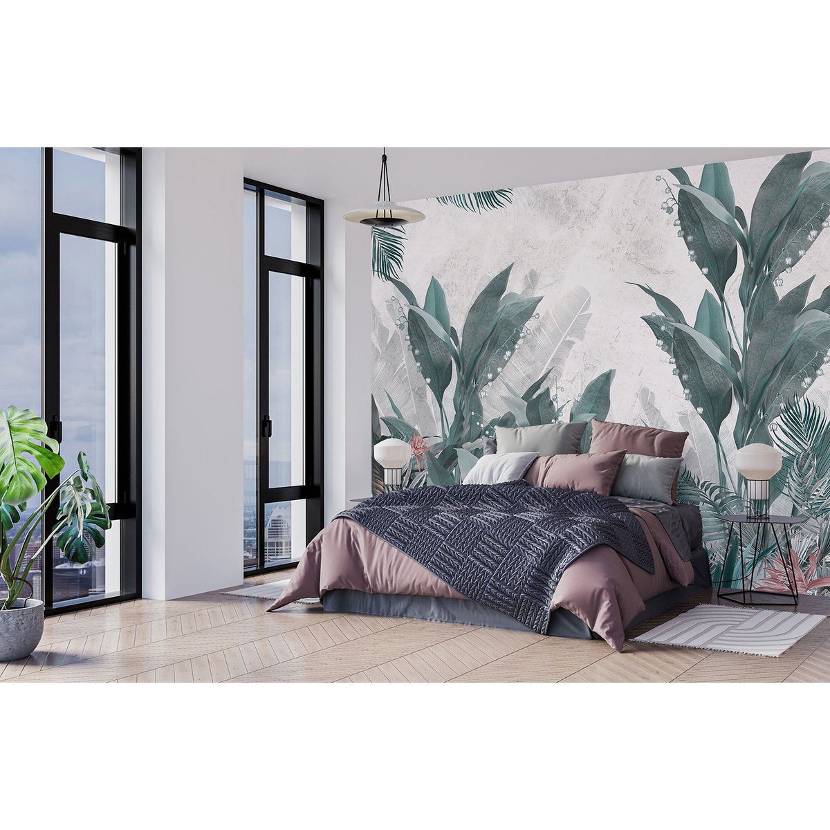 Papier peint panoramique - Plantes tropicales