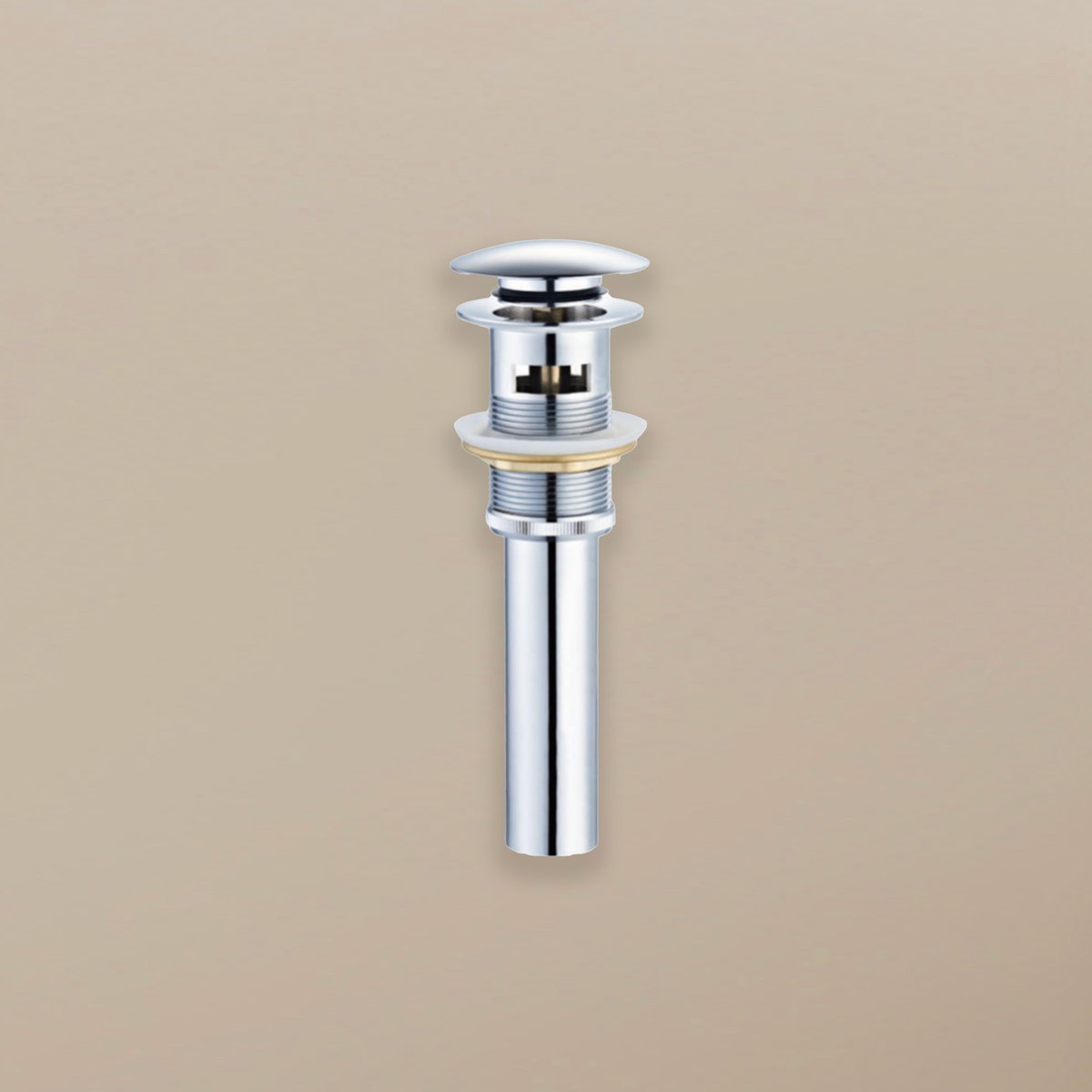 Bonde Up chrome pour vasque encastrée