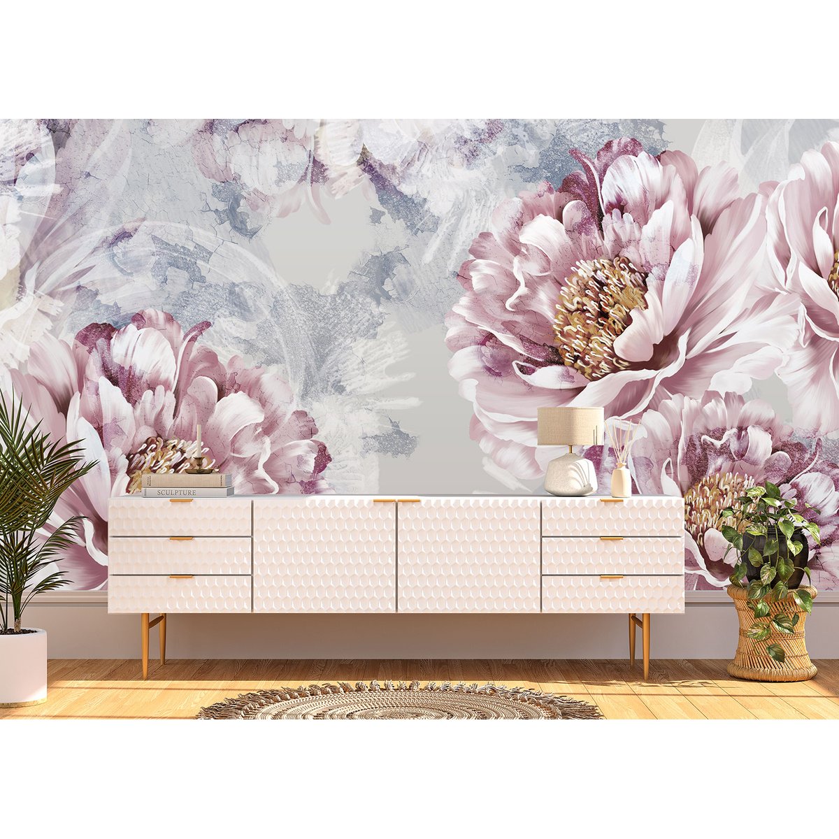 Papier peint panoramique - Fleurs