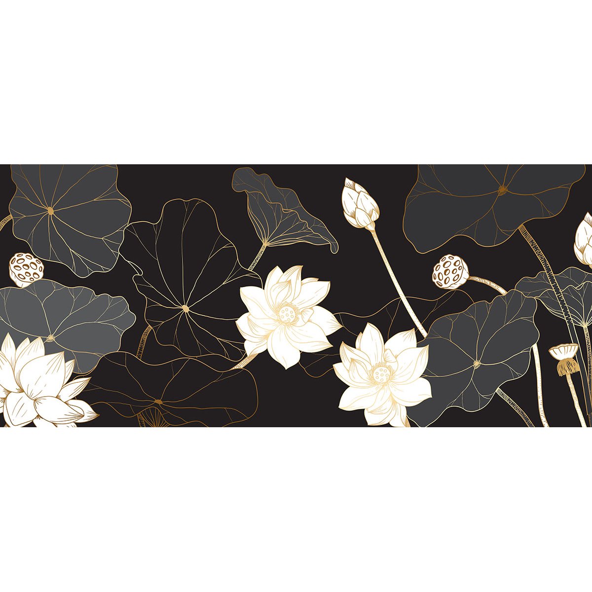 Papier peint panoramique - Fleurs