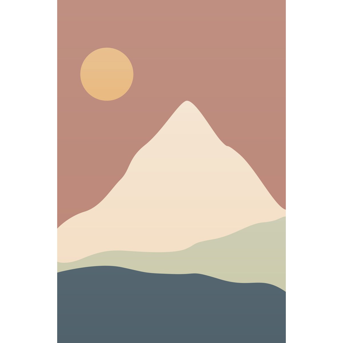 Papier peint panoramique - Paysage Boho