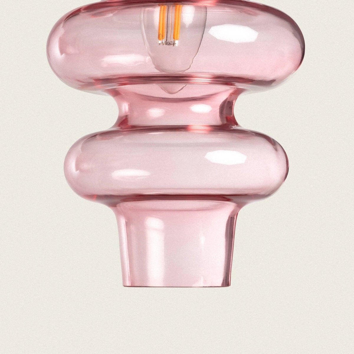 Suspension Verre Rose