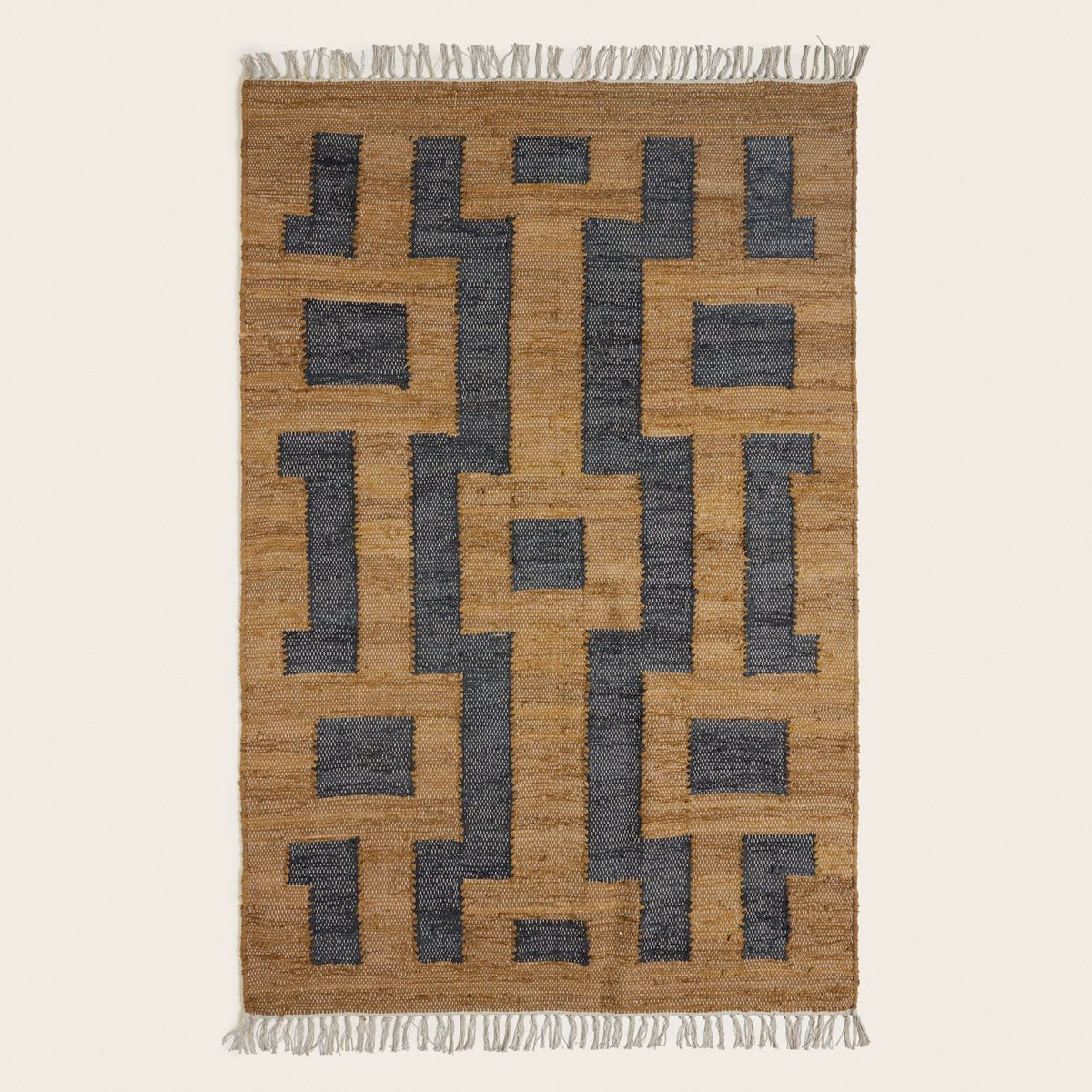 Tapis de sol IMANOL bronze et noir