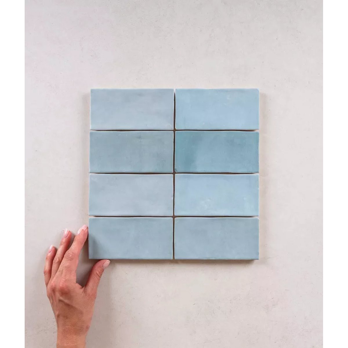 Carrelage Zellige Bleu Ciel FEZ Mat Aqua