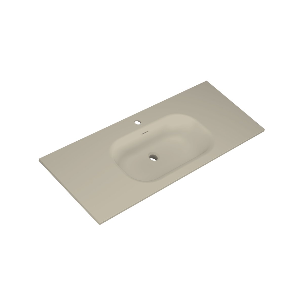 Grand robinet de salle de bain noir mat