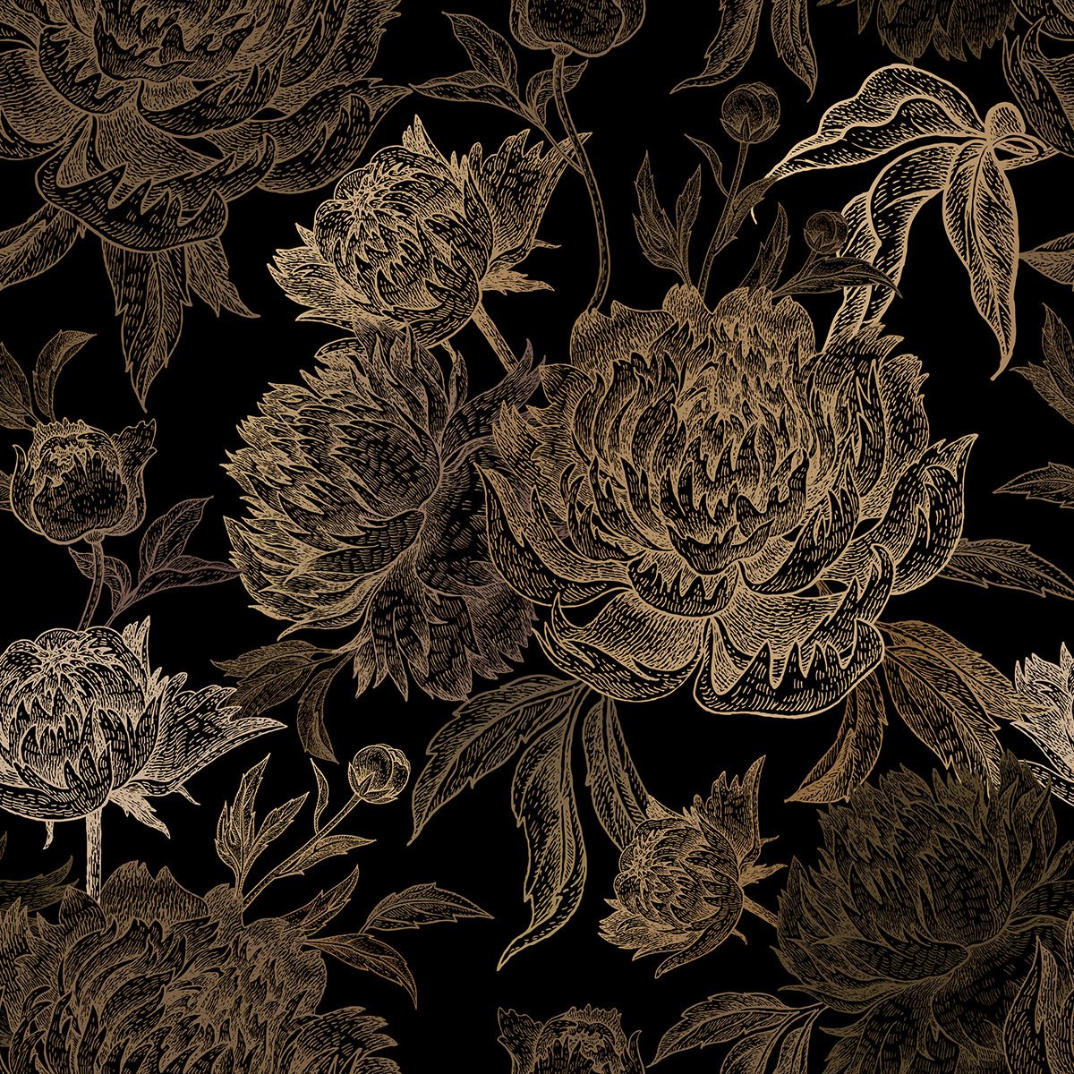 Papier peint panoramique - Fleurs