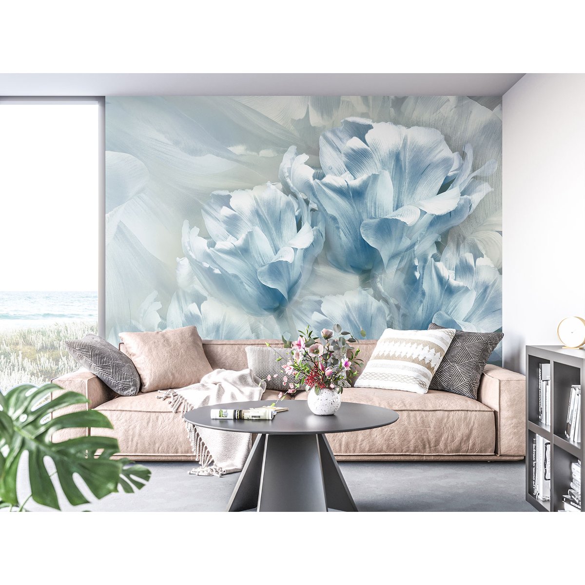 Papier peint panoramique - Fleurs
