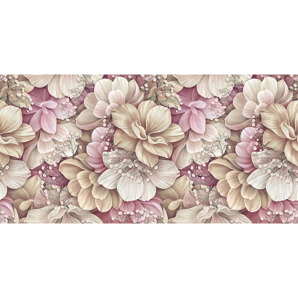 Papier peint panoramique - Fleurs