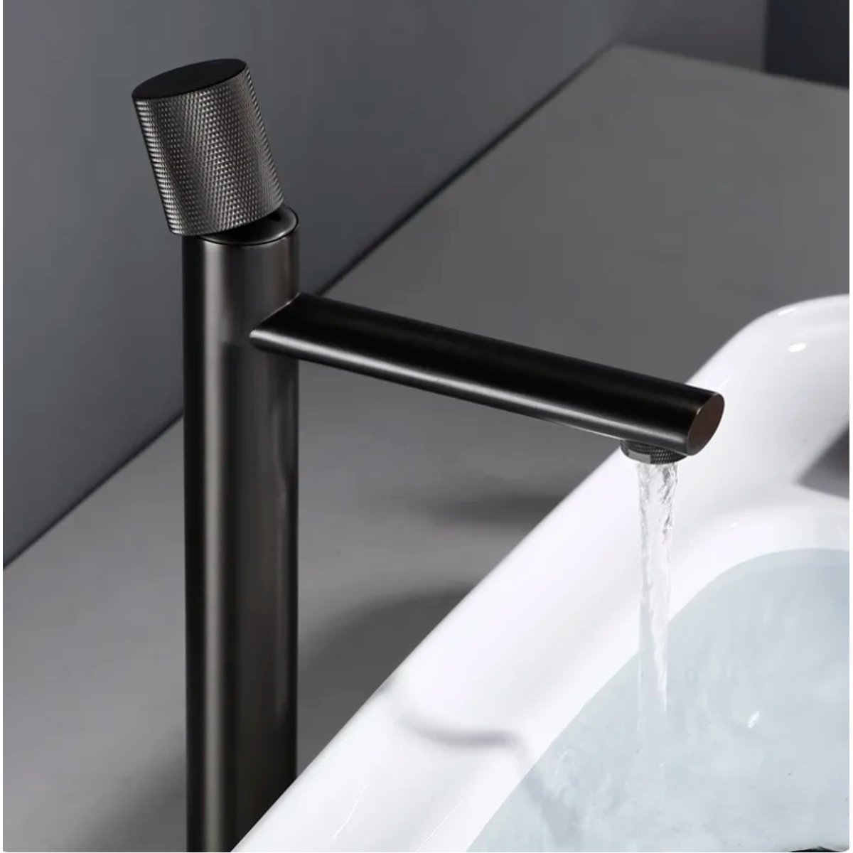 Mitigeur de salle de bain  noir mate