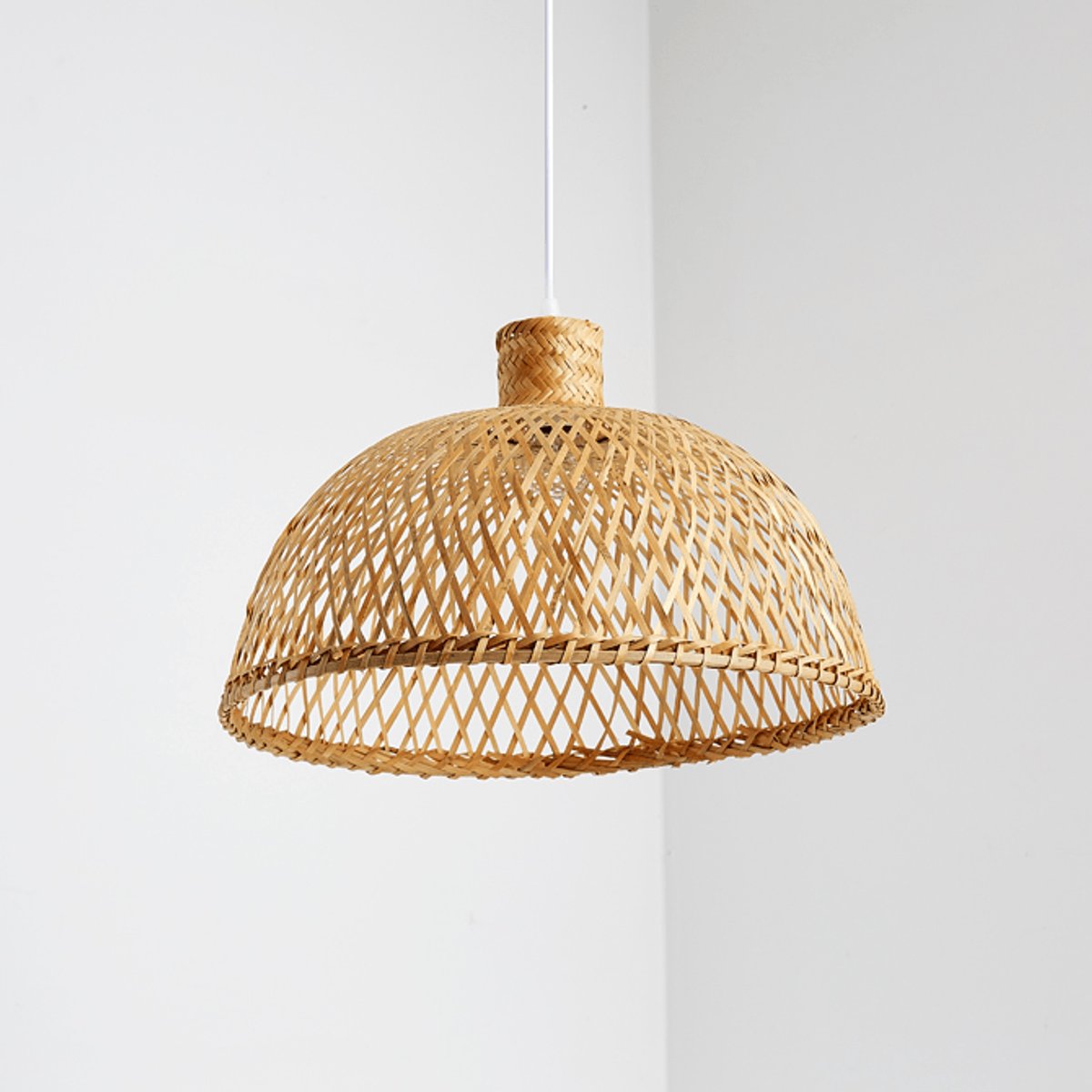 Suspension Bambou Rotin