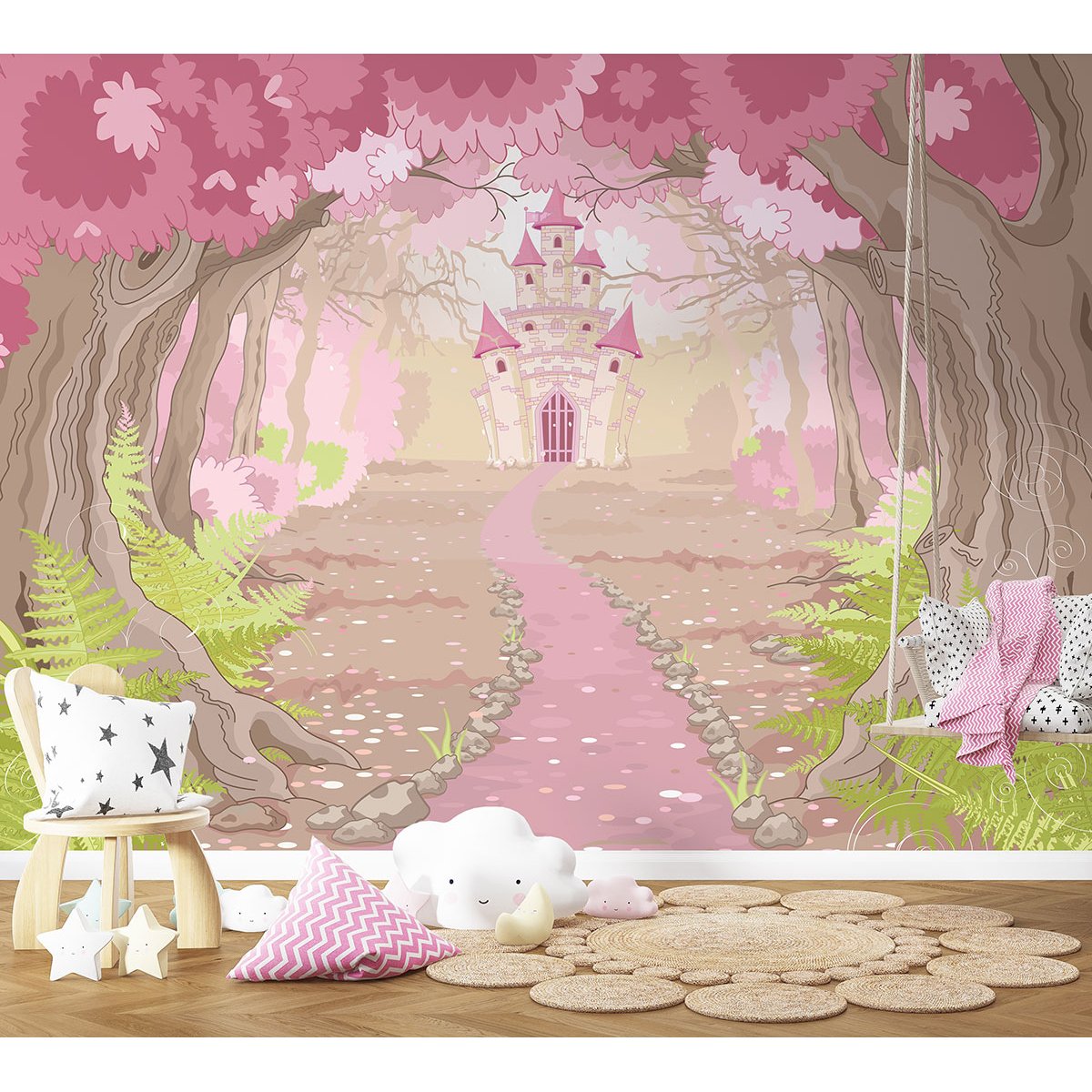 Papier peint panoramique Enfants - Château