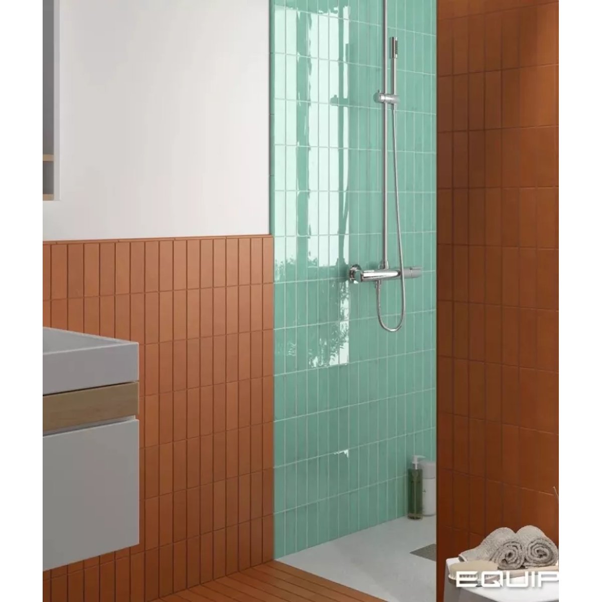 Carrelage Zellige Bleu Turquoise FANGO Aquamarine Gloss