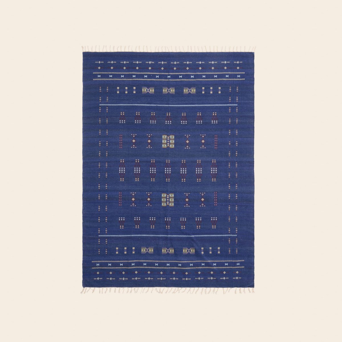 Tapis de sol ARSALANE bleu outremer