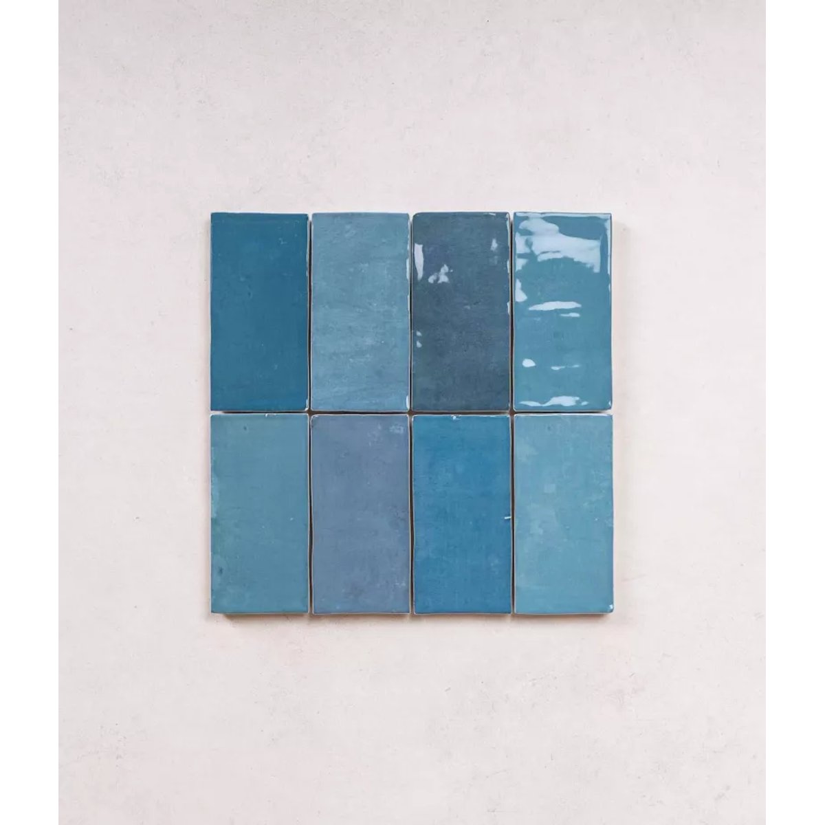 Carrelage Zellige Bleu FEZ Brillant Ocean