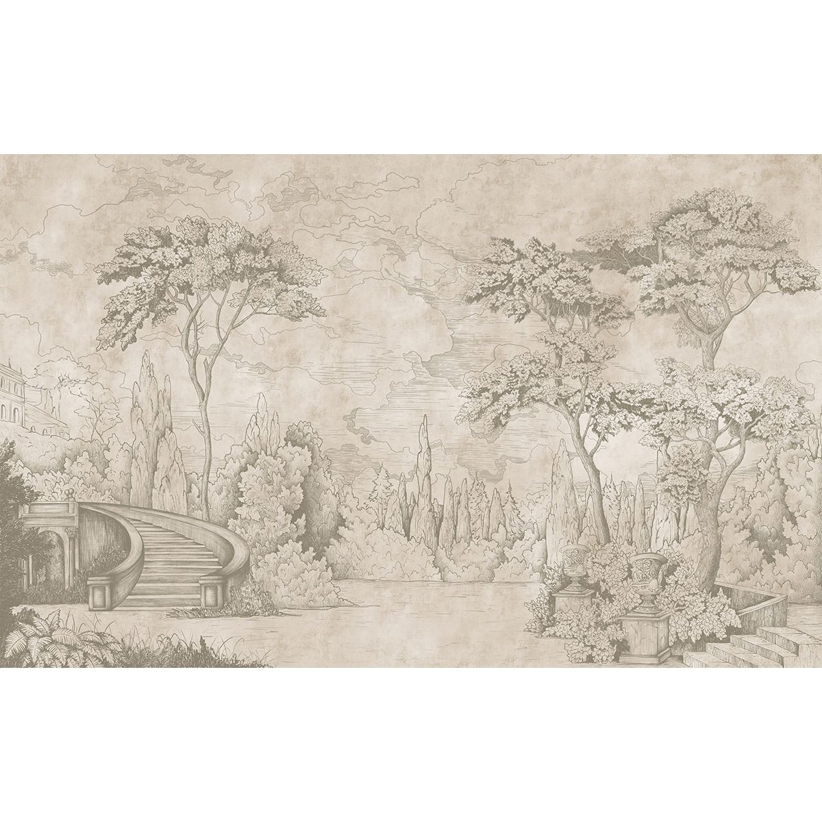 Papier peint panoramique - Jardin