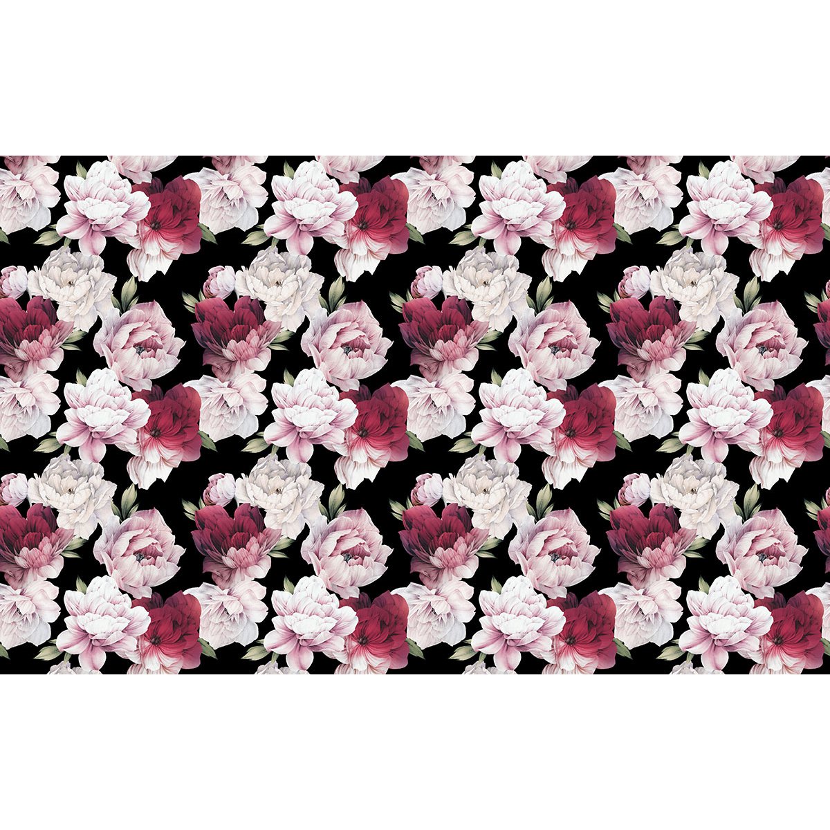 Papier peint panoramique - Motif Fleurs