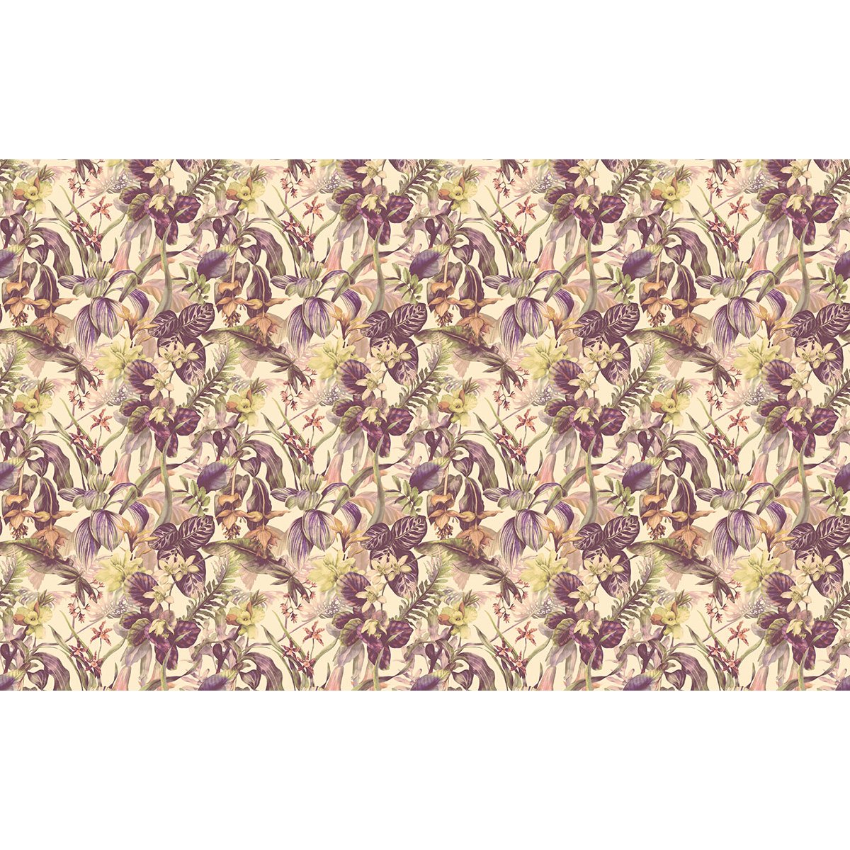 Papier peint panoramique - Motif Fleurs