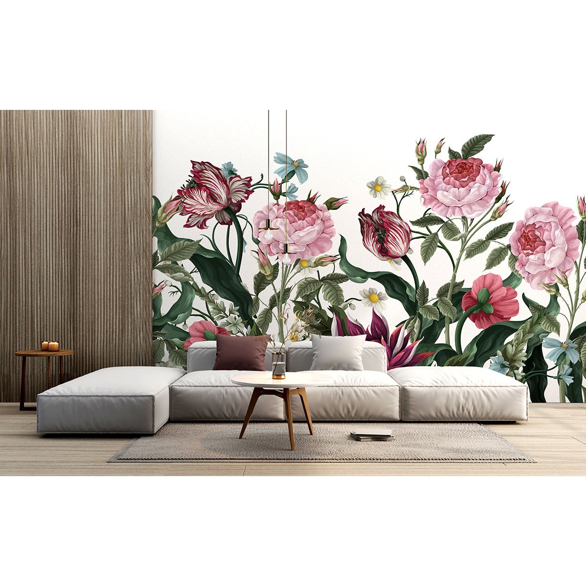 Papier peint panoramique - Fleurs