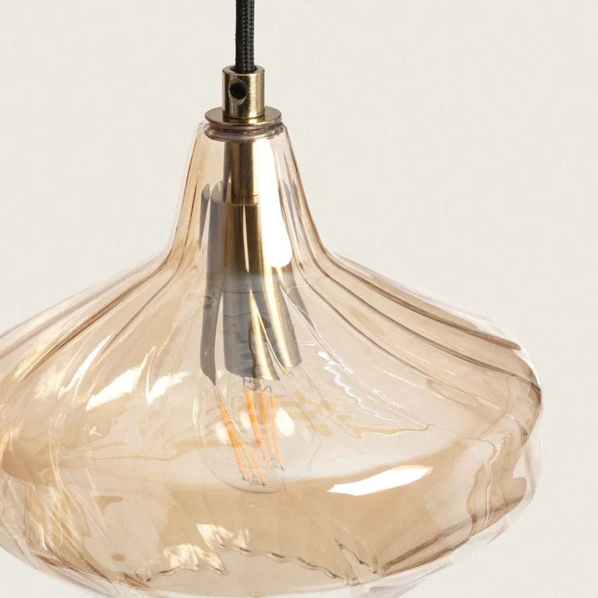 Suspension en Verre Transparent