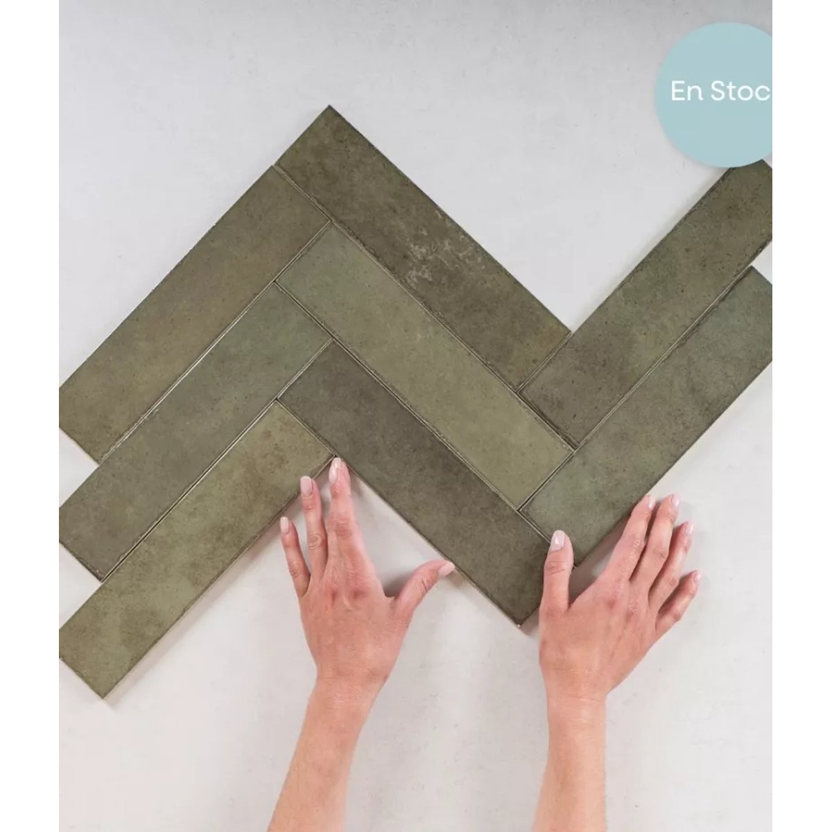 Carrelage Zellige Vert Olive TRIBECA Green