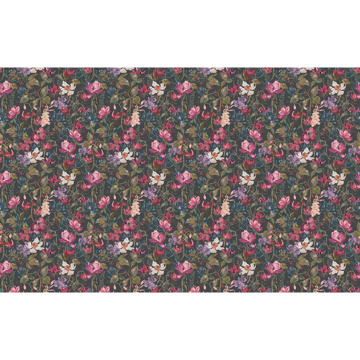 Papier peint panoramique - Motif Fleurs
