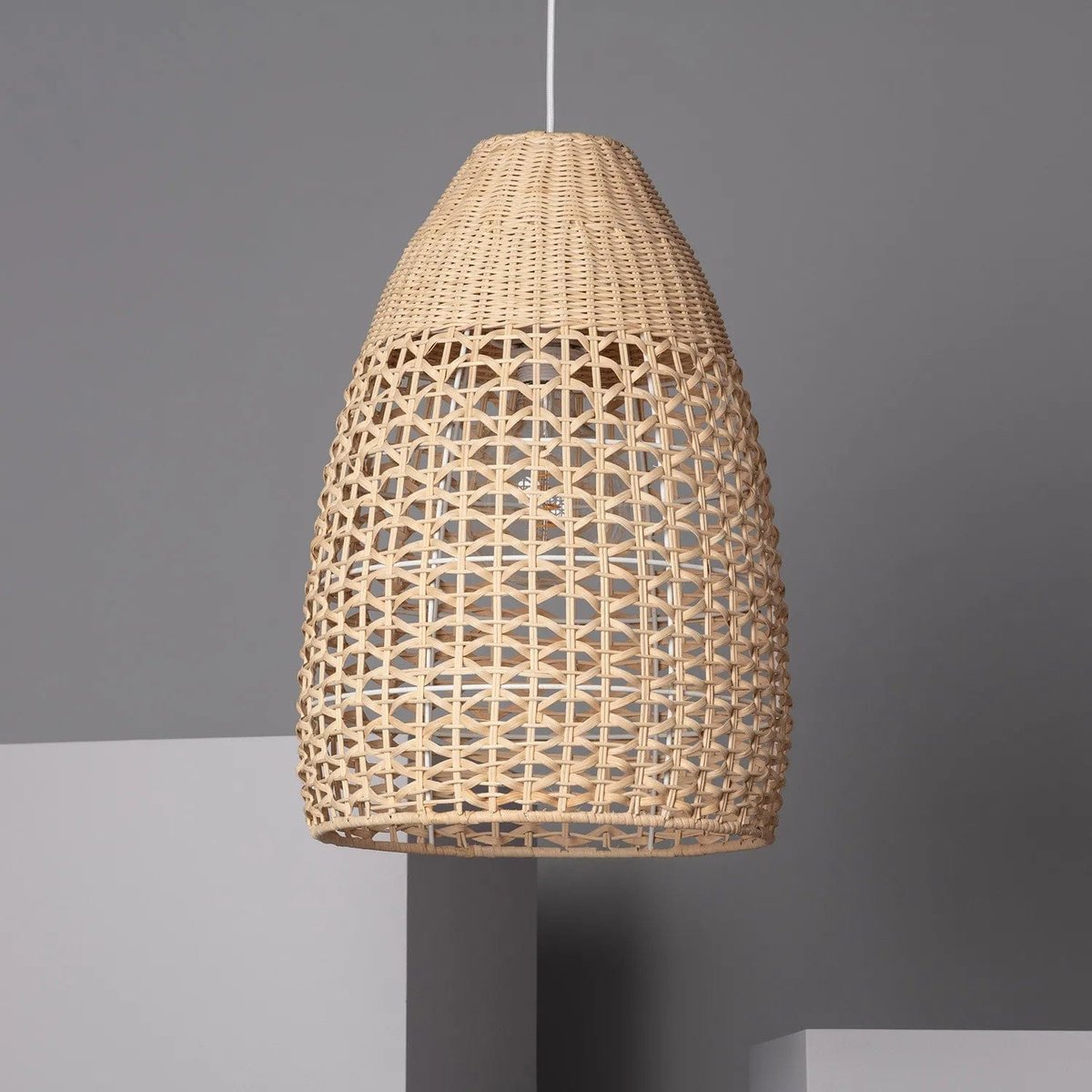Suspension Rotin Chambre
