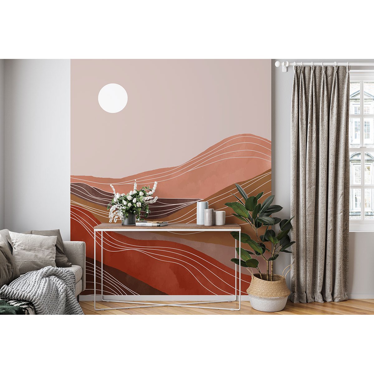Papier peint panoramique - Paysage Boho
