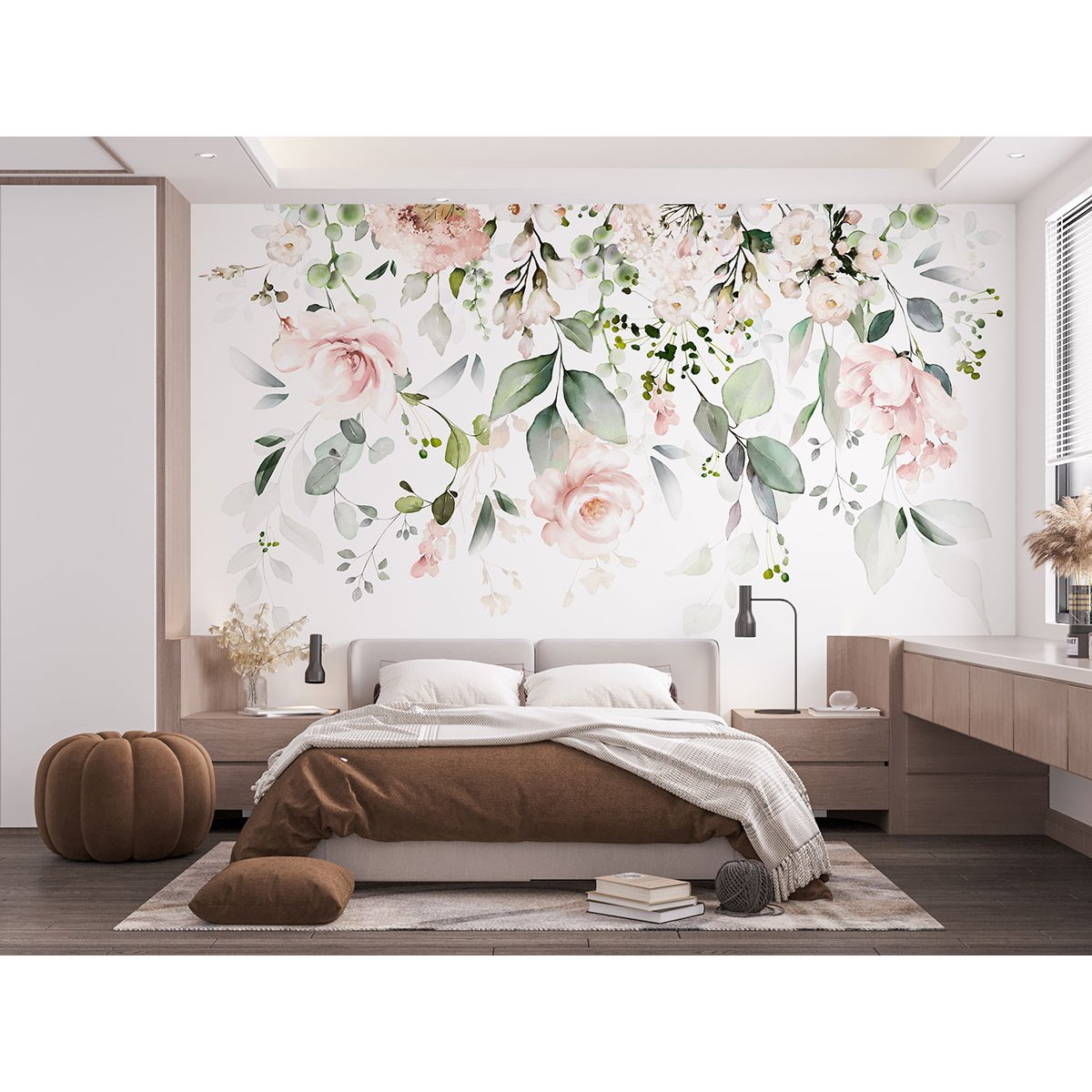 Papier peint panoramique - Fleurs