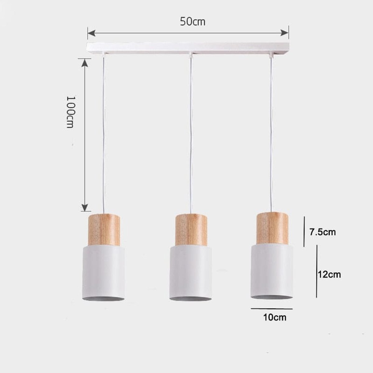 Suspension Bois et Métal