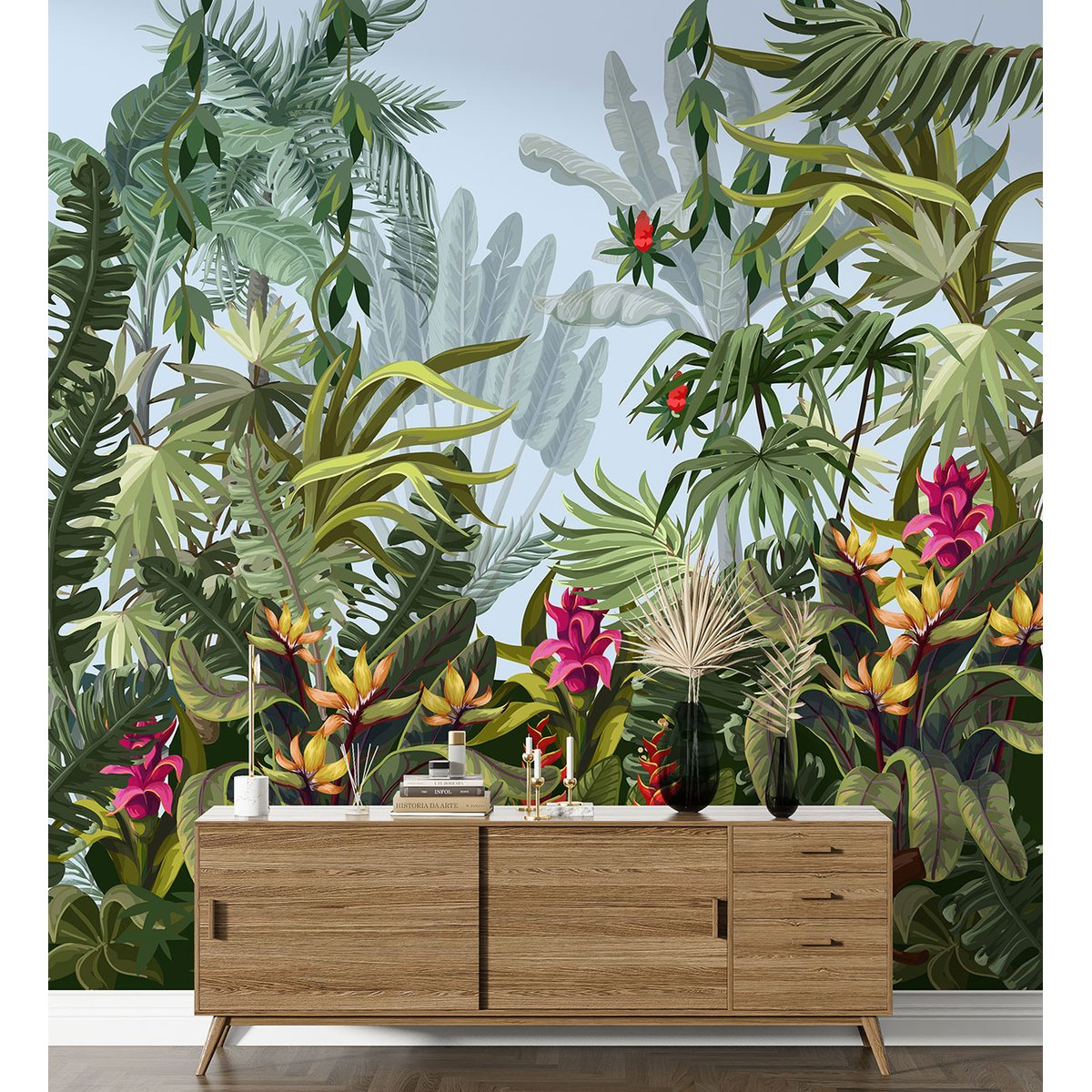 Papier peint panoramique Enfants - Jungle