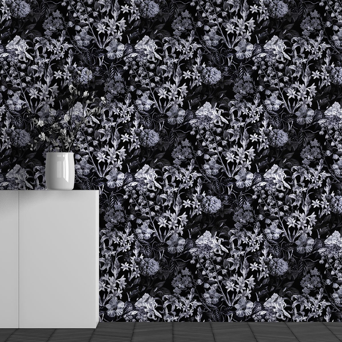 Papier peint panoramique - Motif Fleurs