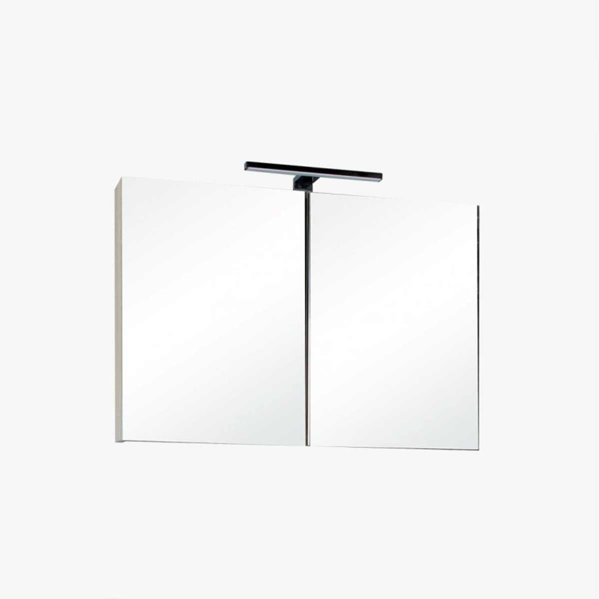 Armoire de toilette avec miroir chêne californien naturel Aquazur