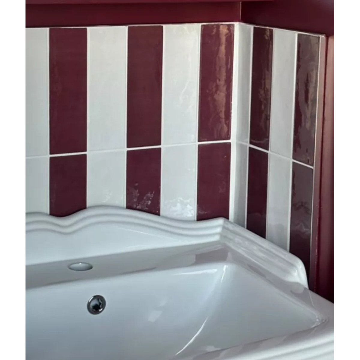 Carrelage Zellige Bordeaux VILLAGE Aubergine