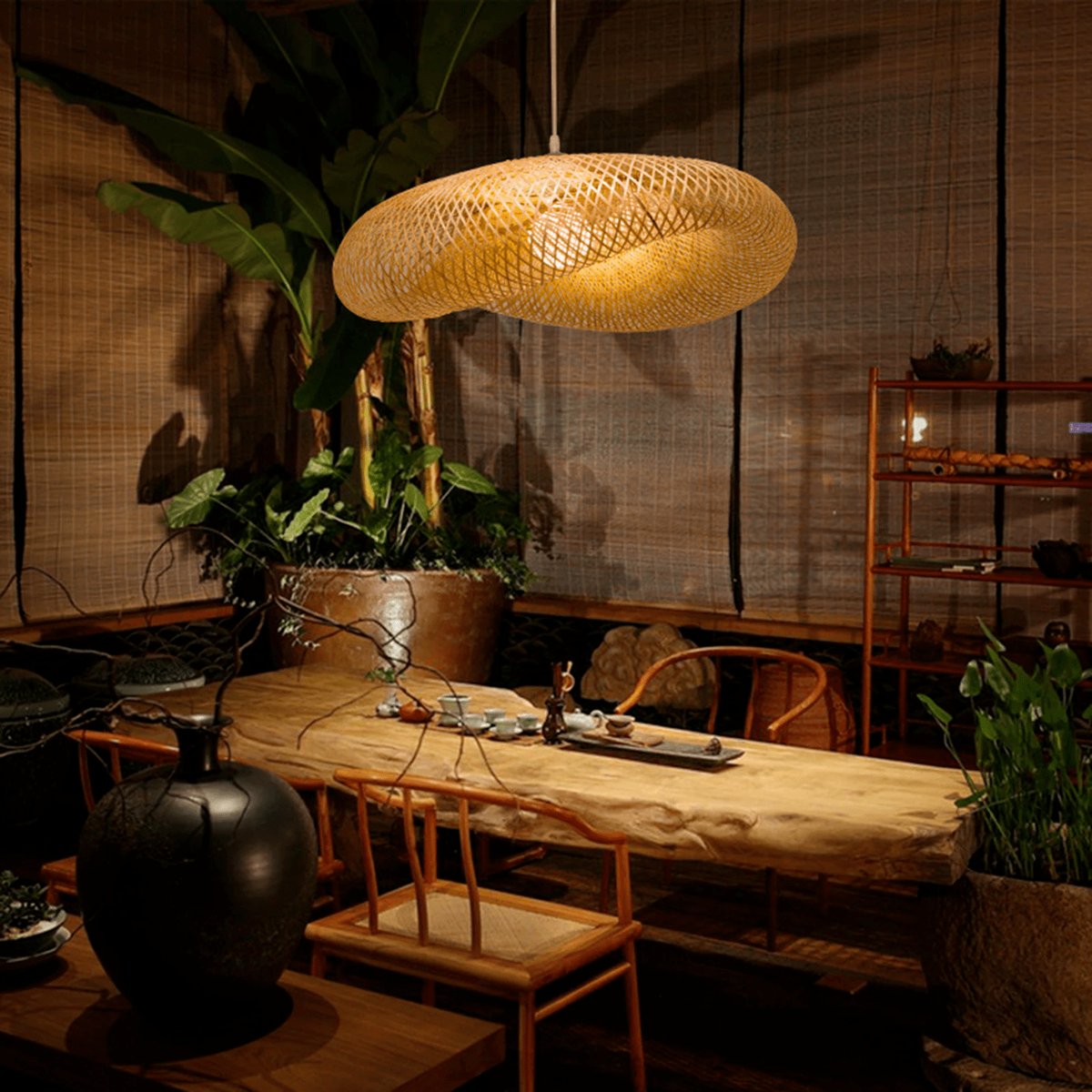 Suspension Luminaire Bambou