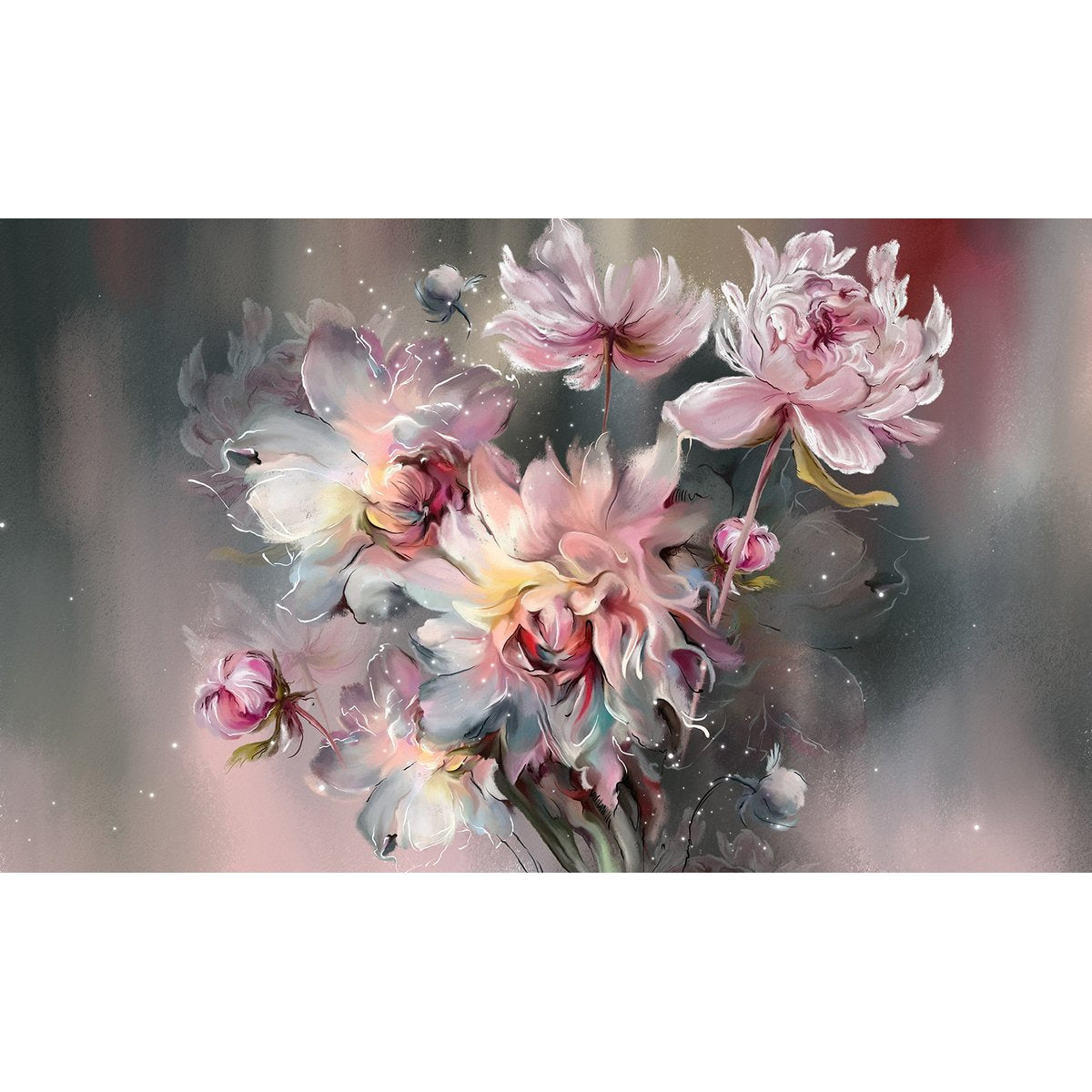 Papier peint panoramique - Fleurs