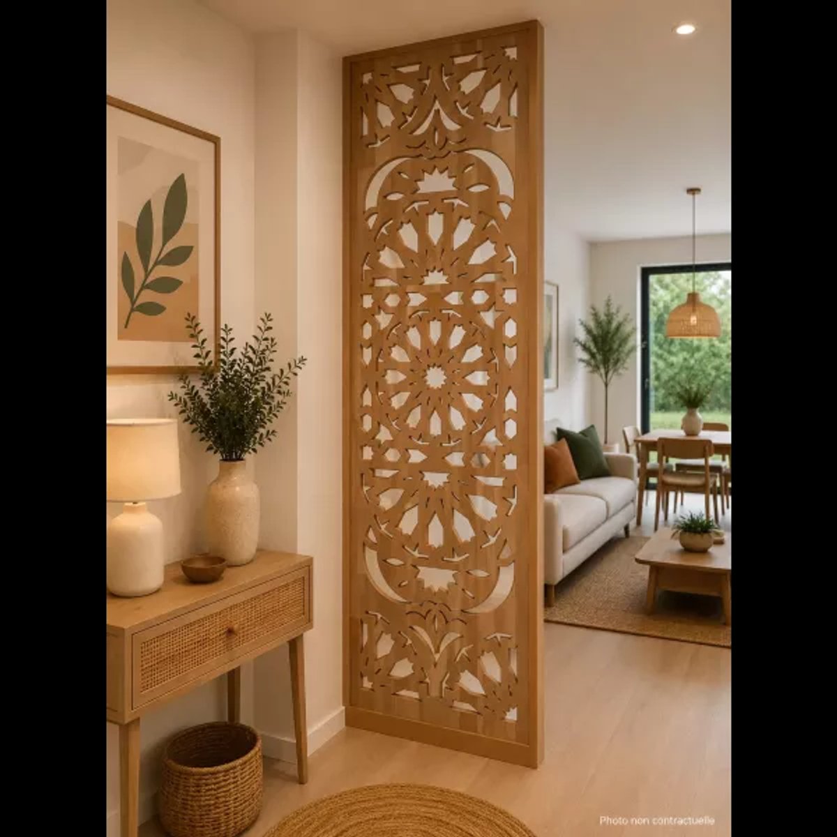 Claustra en bois "Arabesque"