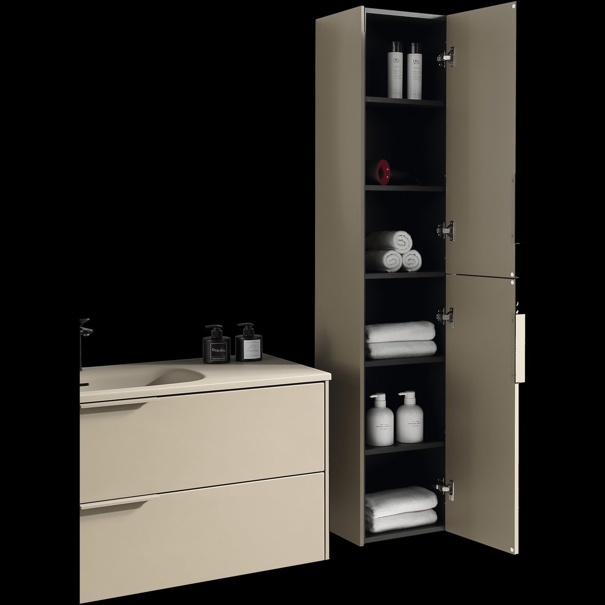 Ensemble de salle de bain lichen 120 cm Aquamila