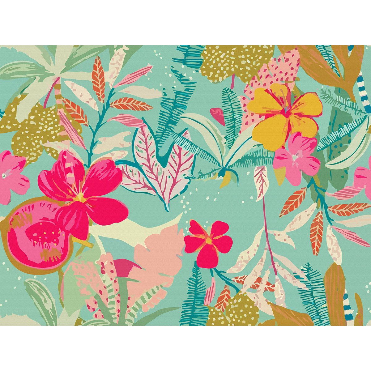 Papier peint panoramique - Fleurs